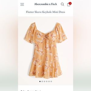 Abercrombie key hole mini dress